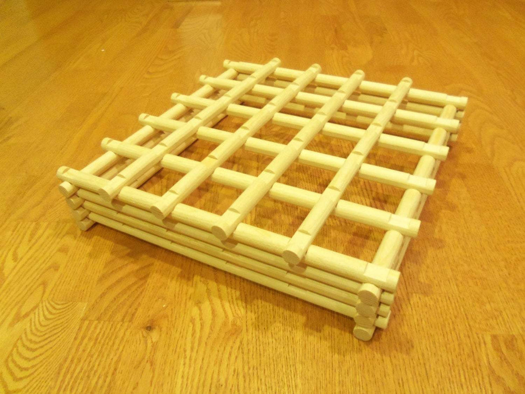 30 6-notch logs, plus 4 gables